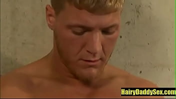 Preview 2 of Www Sexy Movies Xx - Hung Lumberjack works his hard cock- HairyDaddySex.com