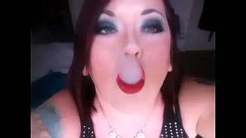 Preview 4 of At Yoga Of Westindies Hot - BBW Smoking Slut Uses A Holder To Smoke Cigar