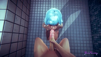 Preview 1 of 65 Years Old Mom And Son Xxx - Yaoi Femboy POV Blue suck a dick and bareback in a shower - Japanese Sissy boy