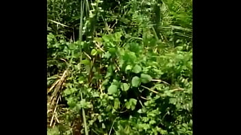 Preview 1 of Exreme Sixter - Crazy village girl putting flowers in her pussy