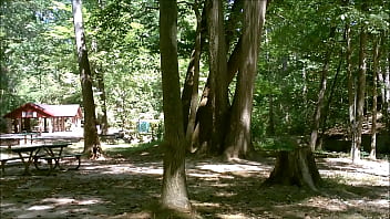 Preview 1 of Blonde Elder - Jack Off At Picnic Sites 9-2015