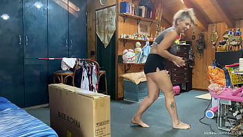 Preview 1 of Html5 Porn - Big tit blonde wife takes it in all of her holes