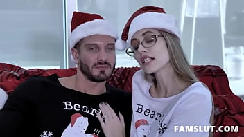 Preview 1 of Jodi Bf - FamilyStrokes - Step Sister Ariana Marie Fucked By Her on Christmas