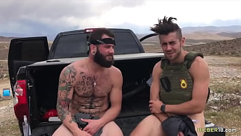Preview 1 of La Gaviota - Dante Colle and Johnny Hill&#039_s wild outdoor fuck