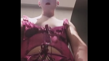 Preview 3 of German Sperma Drinnen - Asian Sissy Public Toilet Solo BBC Tribute