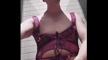 Preview 4 of German Sperma Drinnen - Asian Sissy Public Toilet Solo BBC Tribute