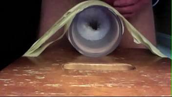 Preview 1 of Xxx Ticul - Fleshlight fuck and cum draining out Fleshlightman1000