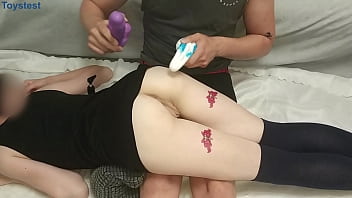 Preview 1 of Geo Hd - How to make your Stepsister Super Happy? You&#039_ll need two big Dildos and magic wand)