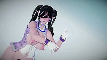 Preview 2 of Father Masaj Sex Videos - [HS MMD] Deep Blue Town (by PSSS)