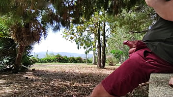 Preview 1 of Public Fun Talk Ep 565 - Dick flash - I pull out my cock in front of a young girl in the public park and she helps me cum - it&#039_s very risky - MissCreamy