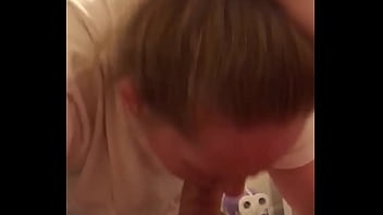 Preview 4 of Psyco Cam - My big thick cock getting serviced by a sexy ginger babe