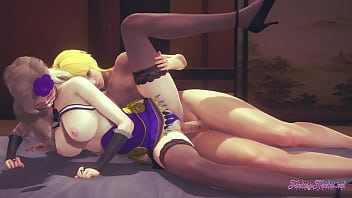 Preview 4 of Son Lift Into Mom - Genshin Impact Hentai 3D - Lisa suck and fucked in a tatami - Japanese manga anime game porn