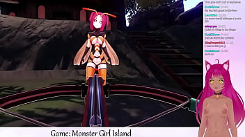Preview 2 of Van Wyilde - VTuber LewdNeko Plays Monster Girl Island Part 2