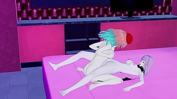 Preview 2 of Xexi Vodie - Mori Calliope and Kiara Takanashi&#039_s Leaked Sex Tape (Futa with Female)