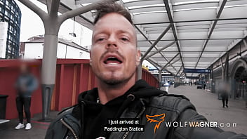 Preview 1 of Boboz Sex - UK Big Tits Blond Busty Milf REBECCA JANE SMYTH Hookup with German Random Guy in London (FULL SCENE) - WolfWagner.com