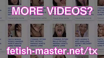 Preview 4 of Moster Great - Japanese Asian Tongue Spit Face Nose Licking Sucking Kissing Handjob Fetish - More at fetish-master.net