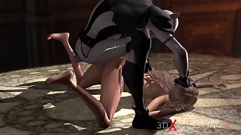 Preview 4 of Cix Xxx Video 2017 - A sexy woman gets fucked hard by a demon Zepar on the altar of sacrifice