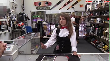 Preview 2 of 1st Studio Siberian Mouse Hd 128 - Petite pawnshop customer throatfucked for easy cash