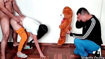 Preview 3 of Los Toques - Me Gustan Las Pollas Grandes Mas Que Los Regalos de Peluche - Mi Novia Quiso Mas la Polla que el Regalo de Peluche Netorare