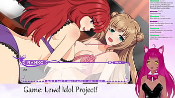 Preview 2 of Wamen Xxxx - VTuber LewdNeko Plays Lewd Idol Project Vol. 1 Part 4