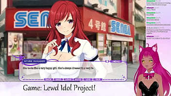 Preview 3 of Boy Boy Six - VTuber LewdNeko Plays Lewd Idol Project Vol. 1 Part 3