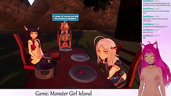 Preview 3 of Seridavy Xxx - VTuber LewdNeko Plays Monster Girl Island Part 1