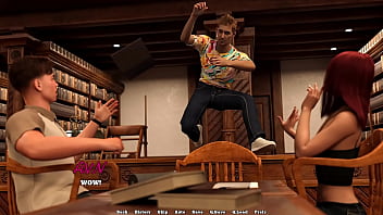 Preview 3 of Hd Sixsee Video - Law School #13 - The Librarian Likes To Show Cleavage To Her Students