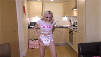 Preview 2 of Sill Tutne Wala Xxx Hd Video - Chloe Fame gives you a lap-dance while wearing a nappy   sucking a dummy! | (July 2021)