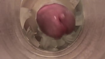 Preview 1 of Hidden Camera Home Sex - Flashlight quickie 05