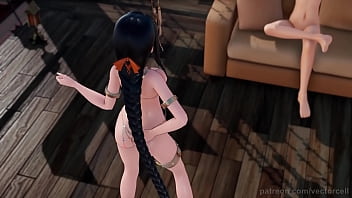 Preview 1 of Young Girls And Smol Children - 【MMD】Lamb Kawaii Strike (by vectorcell)