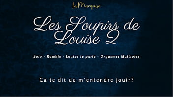 Preview 2 of New Lifter - Soupirs de Louise 2 - Solo female audio dirty talk multiple orgasms