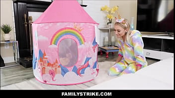 Preview 1 of Chinese Fuke Sister - FamilyStrike.com - Tiny Blonde Teen Stepsister Chloe Temple Lets Horny Stepbrother Fuck Her