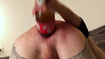 Preview 2 of Natali Vegas Red - young slut destroys his asshole,  shocking cut