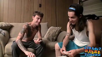 Preview 2 of Ll Threesome - Straight thugs Blinx and Devin Reynolds jerk off and jizz