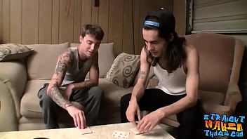 Preview 1 of Ll Threesome - Straight thugs Blinx and Devin Reynolds jerk off and jizz