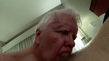 Preview 4 of Odia Sex Desi Hd - Handsome Grandpa Sucks Dick of Guy Found on Sniffies,  But He Doesn&#039_t Get Erect