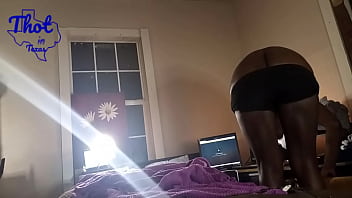Preview 1 of Old Indian Mature Women Sex - Thot in Texas - Bubble Booty Slut Ebony Bubble Getting Ready To Do  A Creampie Video About to be Fucked Like A Cum Dump