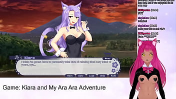 Preview 3 of Kohle Kardashian - VTuber LewdNeko Plays Kiara&#039_s Ara Ara Adventure Part 3
