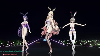 Preview 2 of Leyla Aliyeva - MMD R18 H o n k a i 3rd (by qishi)