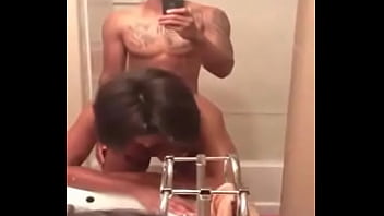 Preview 1 of Mia Kalifa First Porn - Black couple fucking in bathroom