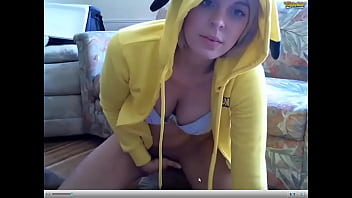 Preview 2 of Mom Big Tits Analxxx - Sexy Neyaa in pikachu suit