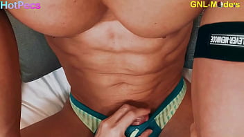 Preview 3 of Hot Mather Xxx Puran Bideo - Wow! Imagine getting to play these muscle pecs and nipples!