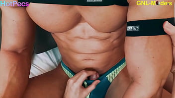 Preview 4 of Hot Mather Xxx Puran Bideo - Wow! Imagine getting to play these muscle pecs and nipples!