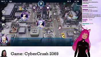 Preview 3 of Kuta Saxi - VTuber LewdNeko Plays CyberCrush 2069 Part 2