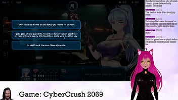 Preview 1 of Kuta Saxi - VTuber LewdNeko Plays CyberCrush 2069 Part 2