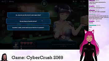 Preview 4 of Kuta Saxi - VTuber LewdNeko Plays CyberCrush 2069 Part 2