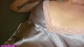 Preview 1 of Russian Fingure - Girl Masturbate Pussy Vibrator before Bedtime - Female Orgasm