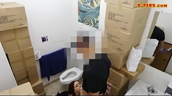 Preview 2 of Child Girel - Sexy babe pounded in pawnshops toilet