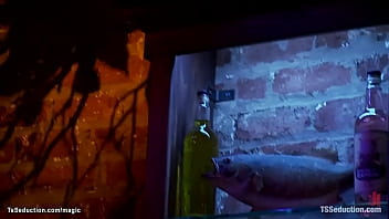 Preview 1 of Sex Vibo Hd - TS fucking Las Vegas bartender