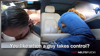 Preview 2 of Flying Fuck Position - Milf Casting as Ainsley Adams Deepthroats cock and is fucked hard
